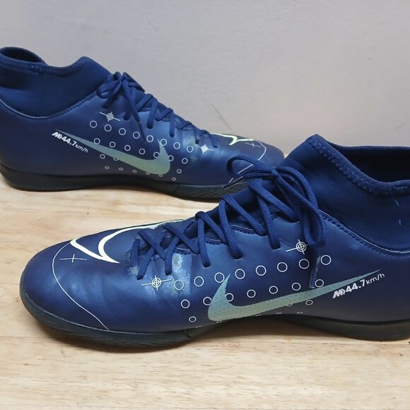 Nike Men Mercurial Superfly 7 Club MDS IC Sneakers Blue Void BQ5462-401 Sz 11 - Picture 5 of 14
